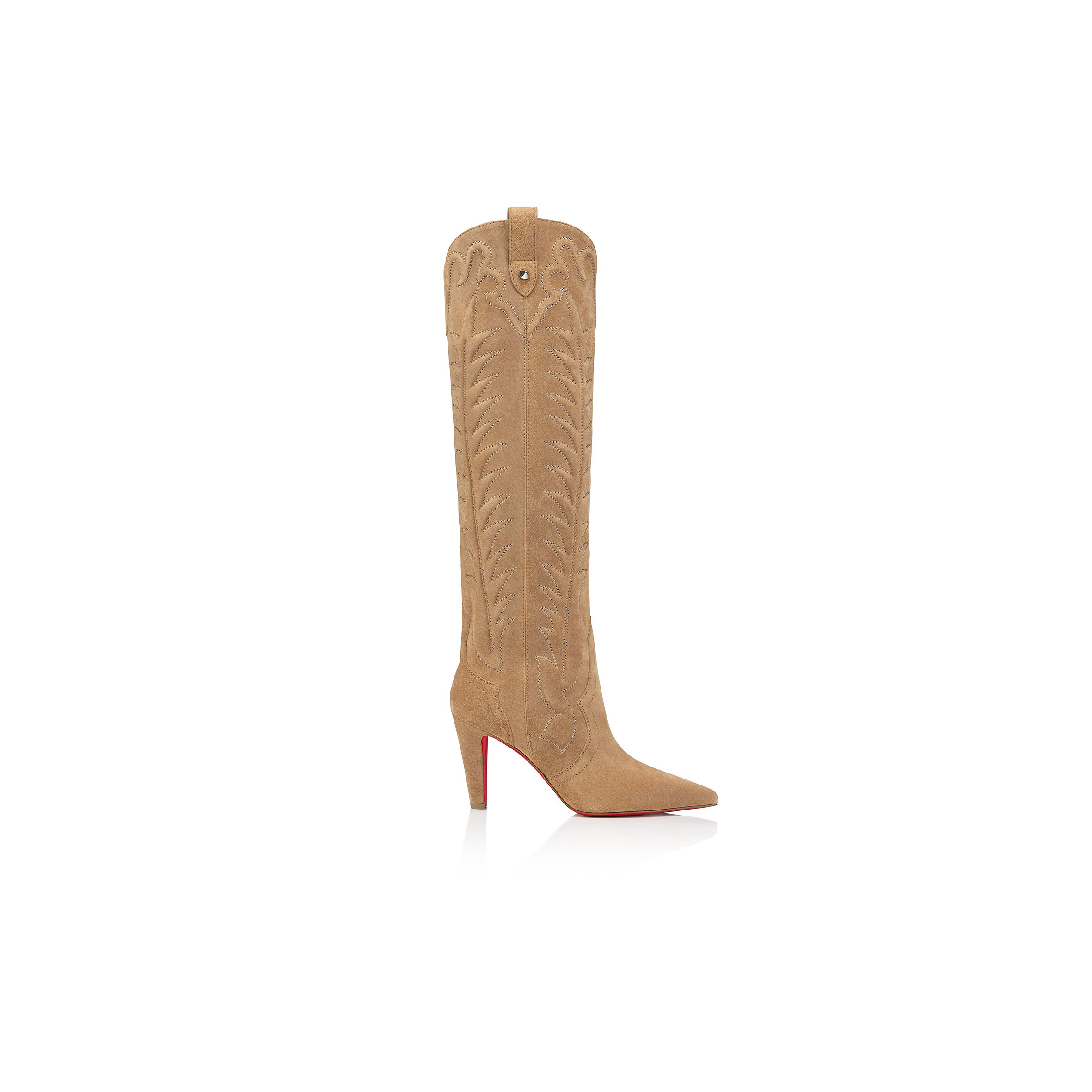 Chr1st1an louboutin santia botta85 mm boots veau velours lionne women 3240899f486